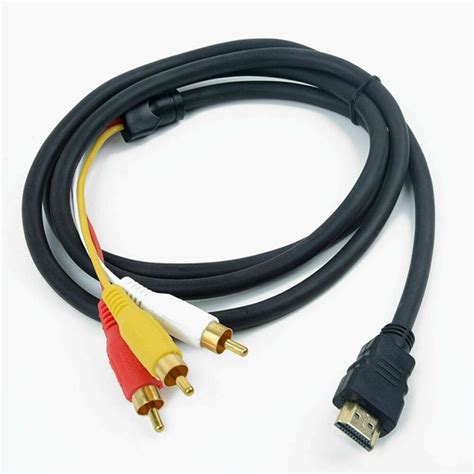 rca hdtv converter|RCA to HDMI Converter, AV to HDMI Converter Cable Cord, 3RCA CVBS.